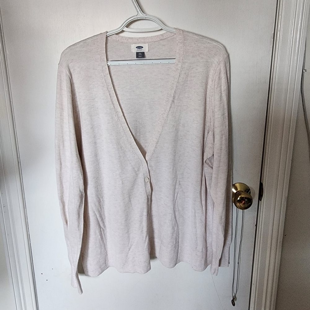 Women's Old Navy cream cardigan XXL